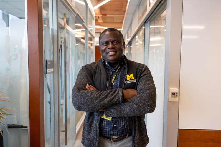 Dr. Shiyanbola at the NCRC.